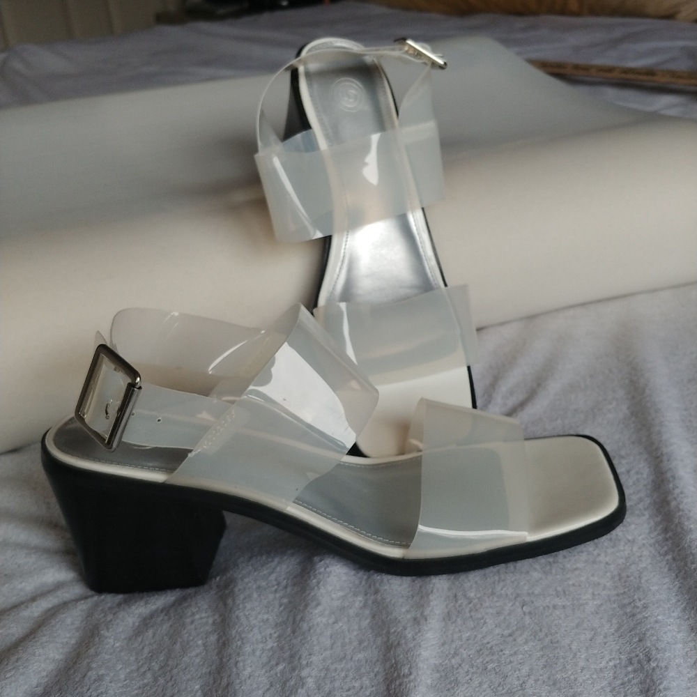 Urban Outfitters clear vinyl sandal